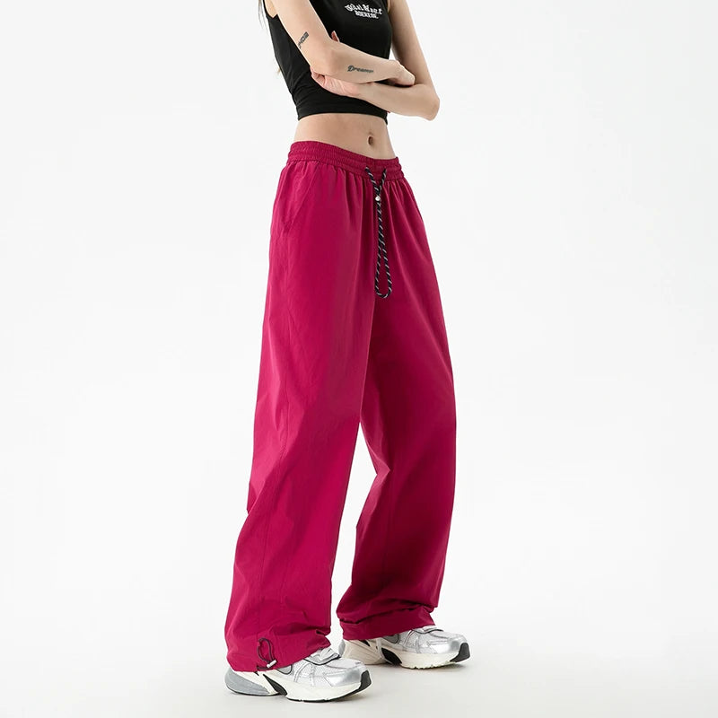 CHRLCK Waterproof Cargo Women's Pants Quick Drying Hiking Pants Breathable Fishing Camping Cycling Trekking Trousers Summer