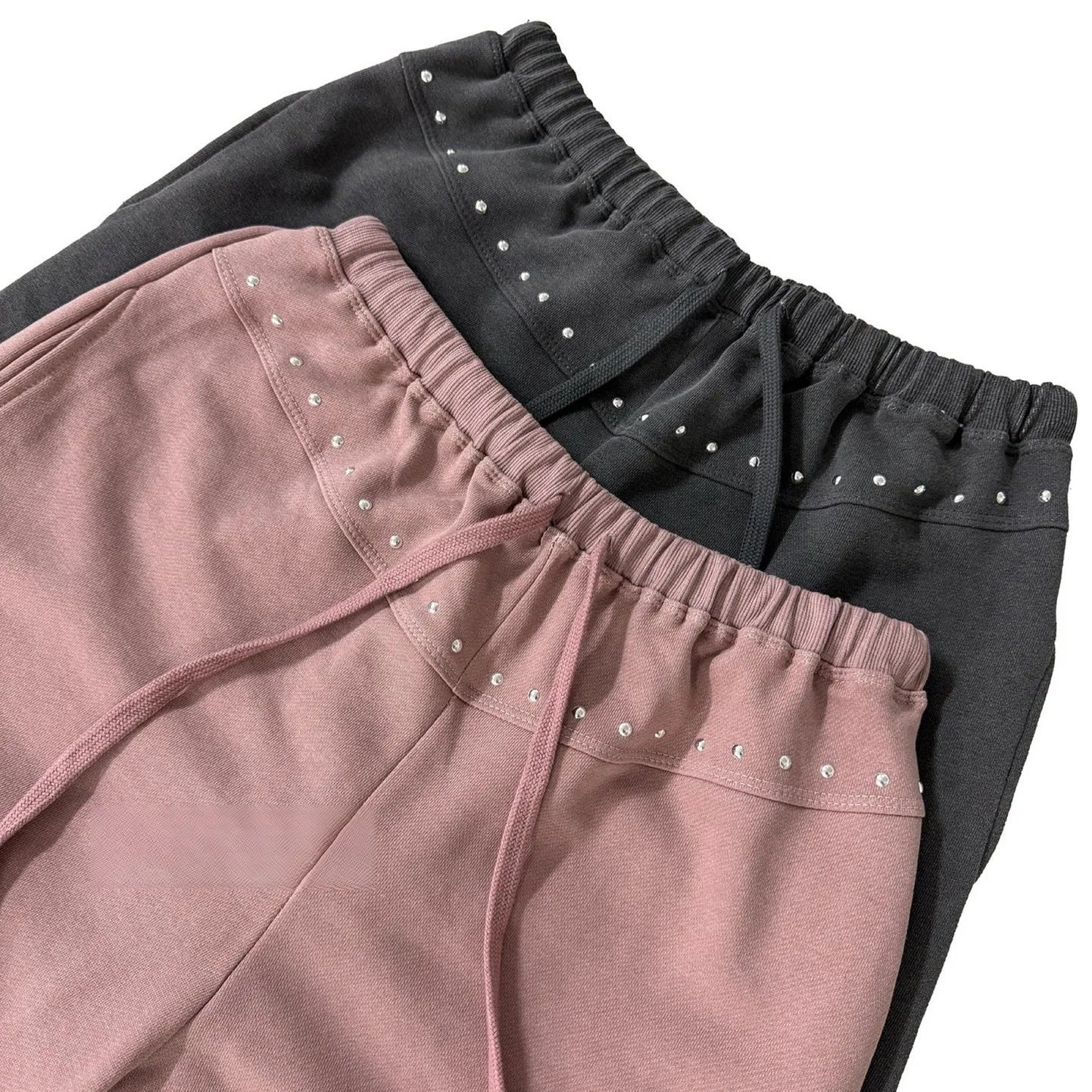 American Retro Distressed Scimitar Pants for Women Niche Design Y2k Street Wide-leg Loose Casual Pants Hip Hop Trousers